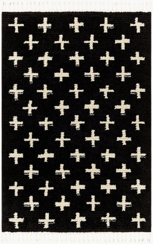 Livabliss Casablanca High Pile Shag Area Rug Soft Polyester Weave for Living Room Bedroom CAG2308-9212