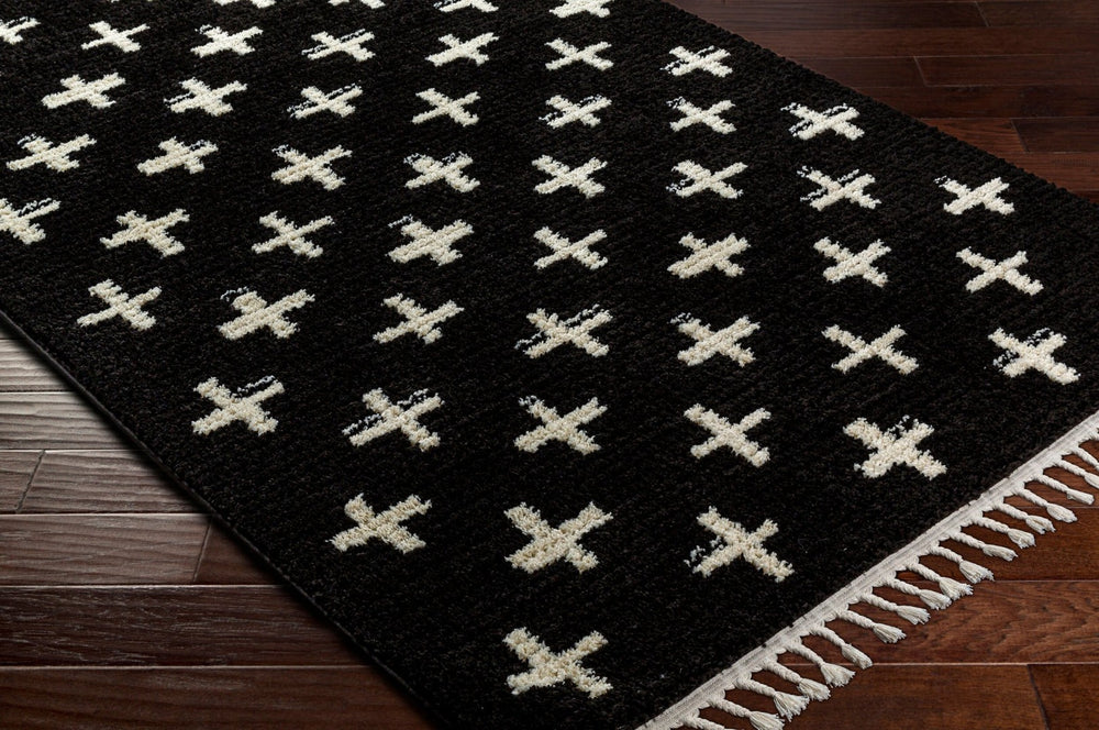Livabliss Casablanca High Pile Shag Area Rug Soft Polyester Weave for Living Room Bedroom CAG2308-9212