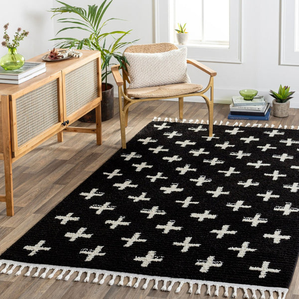 Livabliss Casablanca High Pile Shag Area Rug Soft Polyester Weave for Living Room Bedroom CAG2308-9212