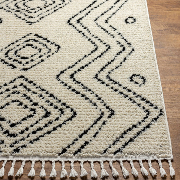 Livabliss Casablanca High Pile Shag Area Rug Plush Polyester Weave for Living Room Comfort CAG2318-9212