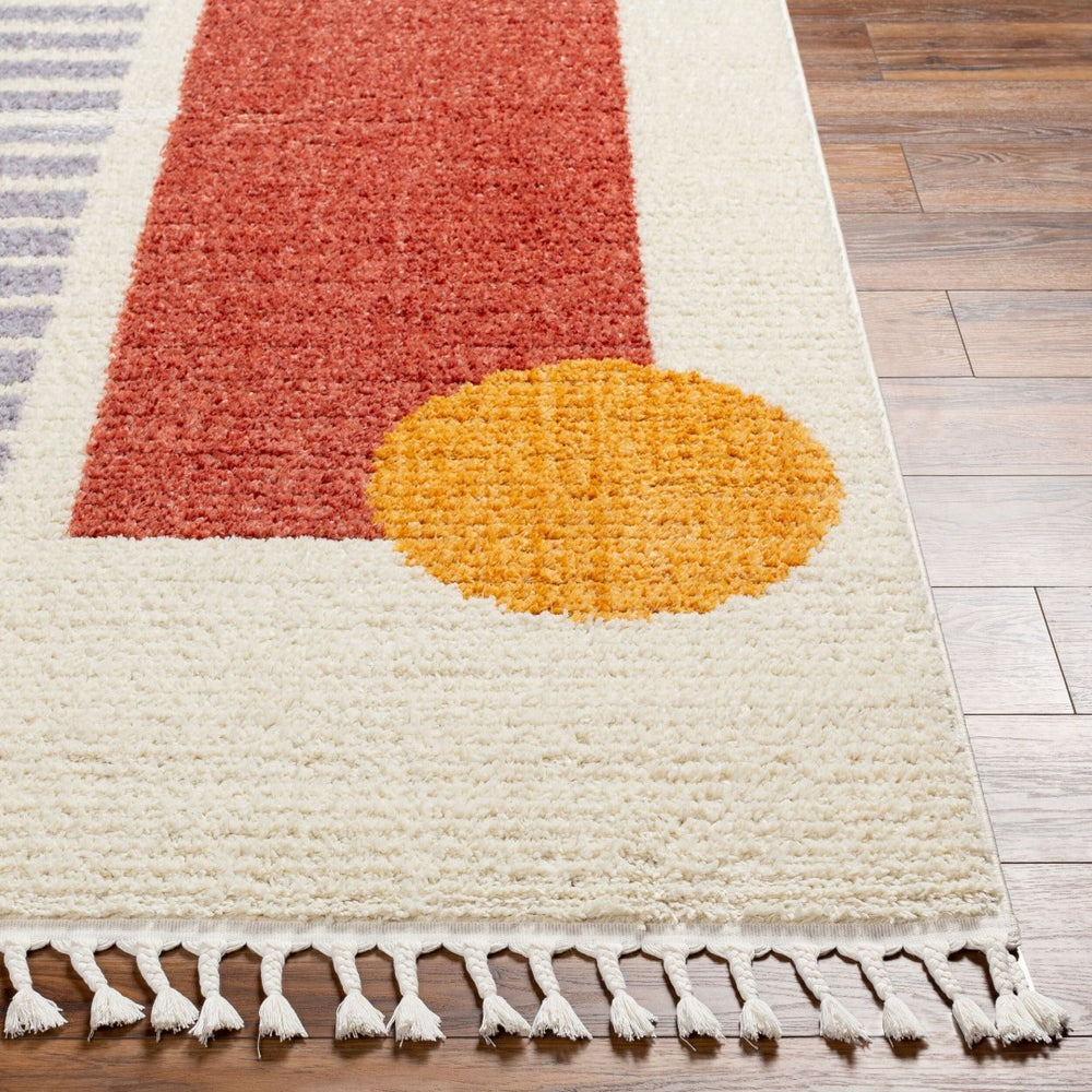Livabliss Casablanca High Pile Shag Rug Plush Polyester Fringe Accent for Large Living Rooms CAG2320-9212