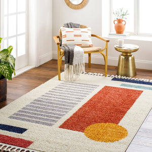 Livabliss Casablanca High Pile Shag Rug Plush Polyester Fringe Accent for Large Living Rooms CAG2320-9212