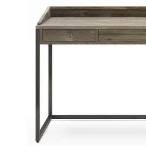 English Elm Ralston Desk - Handcrafted Distressed Grey Acacia With Modern Industrial Style & Versatile Functionality B136P159563-GIGA