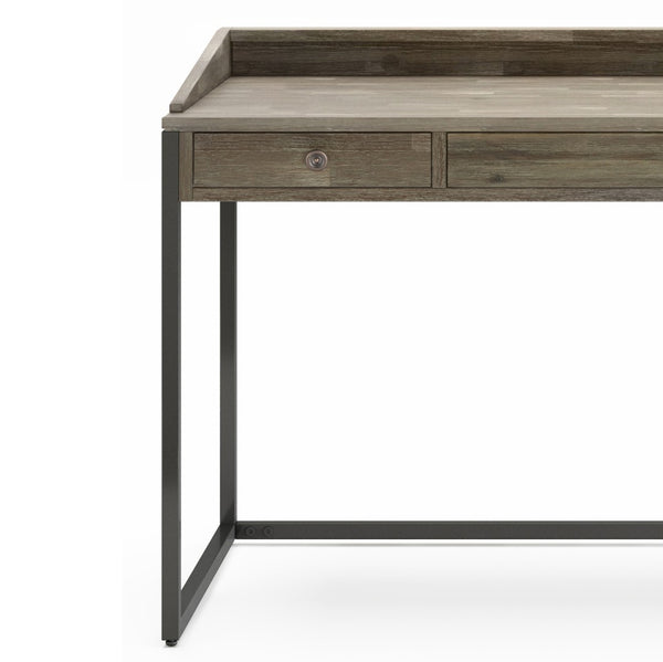 English Elm Ralston Desk - Handcrafted Distressed Grey Acacia With Modern Industrial Style & Versatile Functionality B136P159563-GIGA