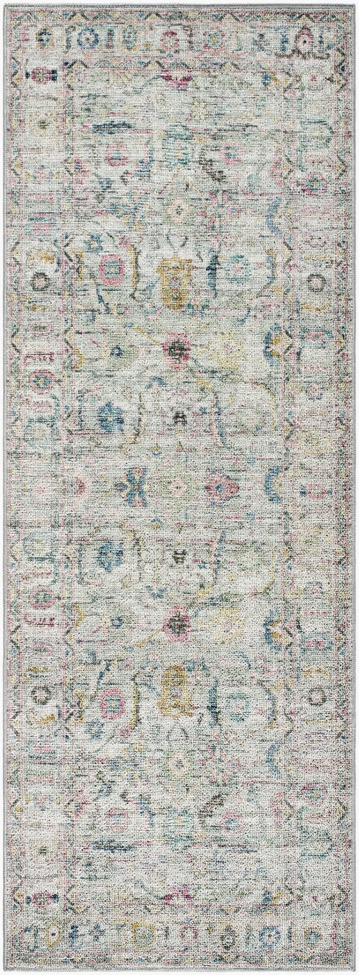 Livabliss Calhoun Traditional Geometric Runner Rug Machine Woven in Turkey for Hallway or Entryway CAH2304-2773