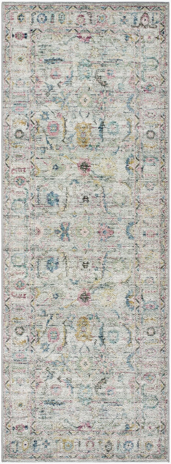 Livabliss Calhoun Traditional Geometric Runner Rug Machine Woven in Turkey for Hallway or Entryway CAH2304-2773
