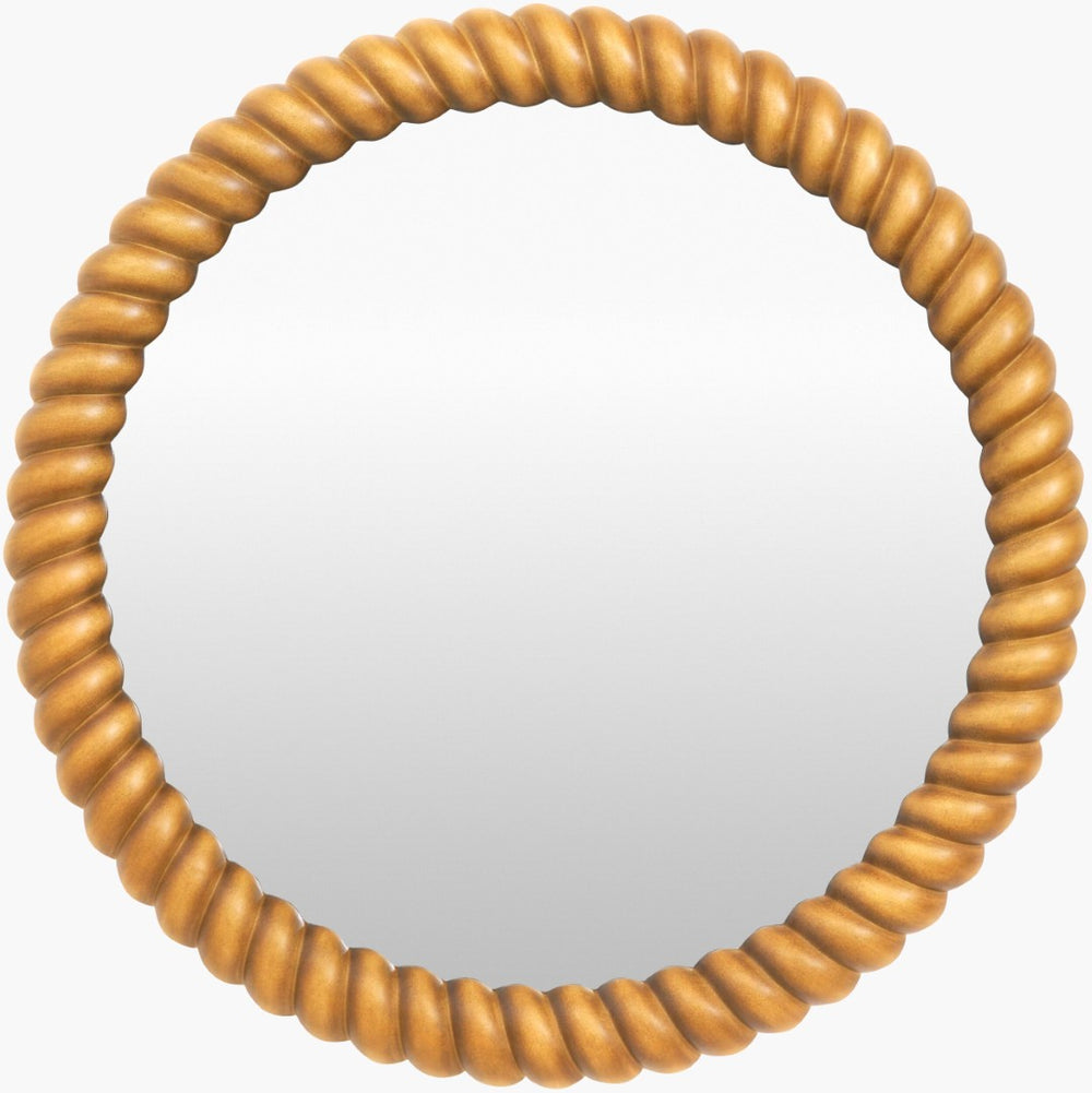 Livabliss Cahaya Square Wall Mirror Traditional Frame Sculptural Accent for Entryway or Living Room CAHA003-2626