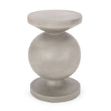 Christopher Knight Home® - Noble House - Cayce Outdoor Lightweight Concrete Side Table, Concrete Finish