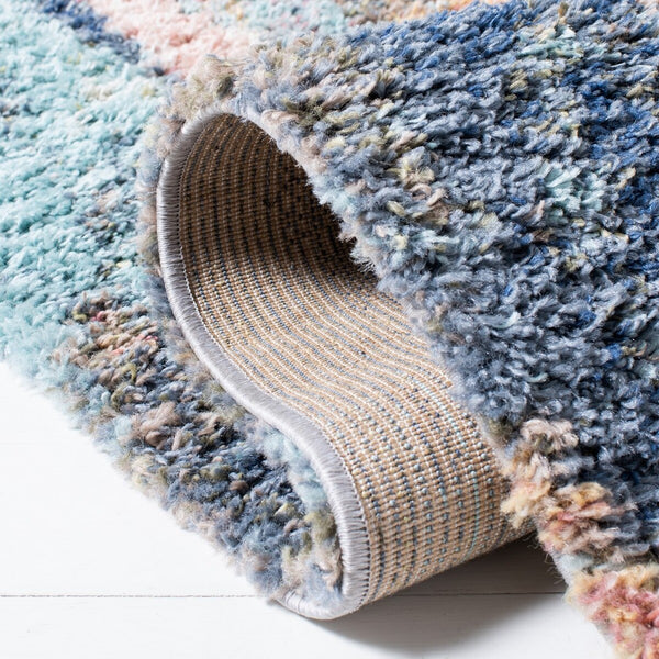 Safavieh Calista 116 Power Loomed Contemporary Rug Gold / Aqua CAL116D-6