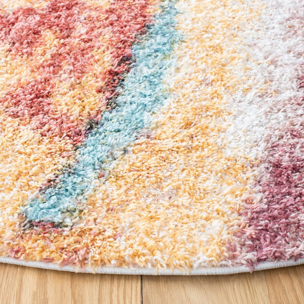 Safavieh Calista 116 Power Loomed Contemporary Rug Gold / Aqua CAL116D-6
