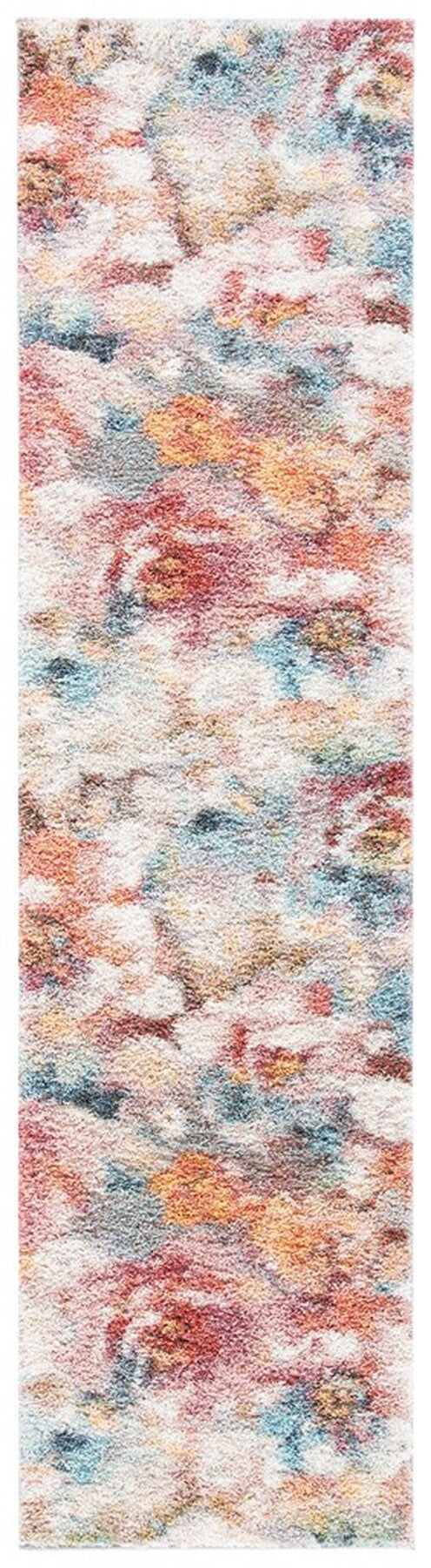 Safavieh Calista 154 Power Loomed Contemporary Rug Rust / Ivory CAL154P-8SQ
