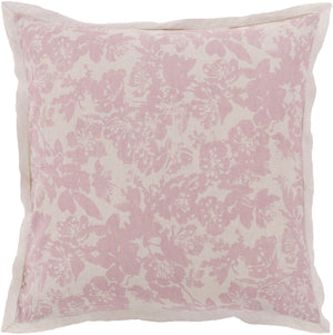 Surya Clara Cal-5000 Sham - Rustic Linen Cotton Blend For Cozy Home Decor, Durable & Stylish Charm Mauve Linen,Cotton,Linen,Cotton Cal5001-es
