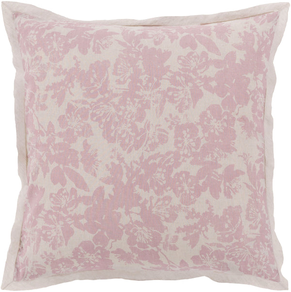 Surya Clara Cal-5000 Sham - Rustic Linen Cotton Blend For Cozy Home Decor, Durable & Stylish Charm Mauve Linen,Cotton,Linen,Cotton Cal5001-es