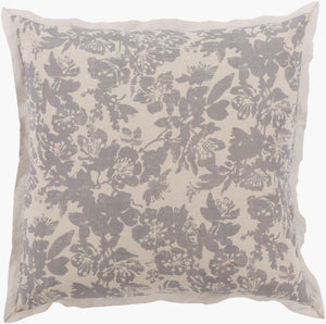 Surya Clara Cal-5000 Sham - Rustic Linen Cotton Blend For Cozy Home Decor, Durable & Stylish Charm Gray Linen,Cotton,Linen,Cotton Cal5002-es