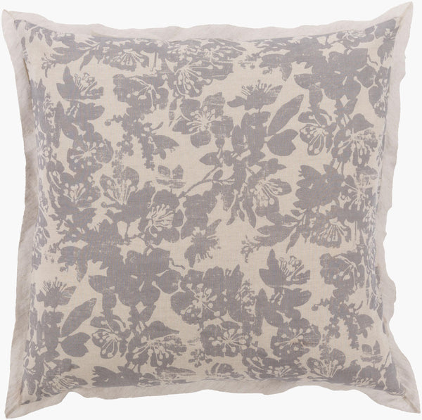 Surya Clara Cal-5000 Sham - Rustic Linen Cotton Blend For Cozy Home Decor, Durable & Stylish Charm Gray Linen,Cotton,Linen,Cotton Cal5002-es