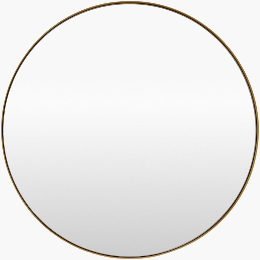 Livabliss Carbondale Square Wall Mirror Minimalist Frame Bold Reflective Entryway Statement Piece Gold 36"H x 36"W x 2"D CALE001-3636