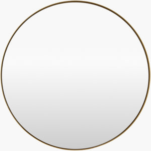Livabliss Carbondale Square Wall Mirror Minimalist Frame Bold Reflective Entryway Statement Piece Gold 36"H x 36"W x 2"D CALE001-3636