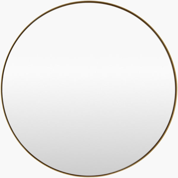 Livabliss Carbondale Square Wall Mirror Minimalist Frame Bold Reflective Entryway Statement Piece Gold 36"H x 36"W x 2"D CALE001-3636