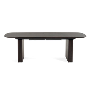 VIG Furniture Modrest Calhoun - Modern Smoked Oak Extendable Dining Table VGDWJ3572-2-BRN-DT