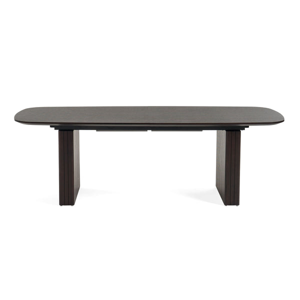 VIG Furniture Modrest Calhoun - Modern Smoked Oak Extendable Dining Table VGDWJ3572-2-BRN-DT
