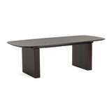 VIG Furniture Modrest Calhoun - Modern Smoked Oak Extendable Dining Table VGDWJ3572-2-BRN-DT