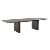 VIG Furniture Modrest Calhoun - Modern Smoked Oak Extendable Dining Table VGDWJ3572-2-BRN-DT