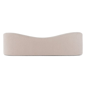 VIG Furniture Calico Sculptural 3-Seat Sofa In Pebble Beige Fabric — Curved Back, Spherical Cushions, Lasting Comfort VGOD-ZW-22019-3S-BGE