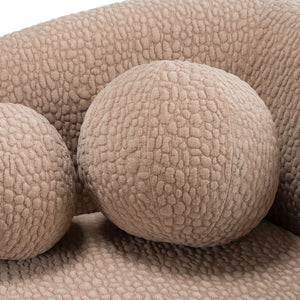 Vig Furniture Divani Casa Calico - Stylish Tan Fabric 3-seat Sofa For Modern Living Spaces & Comfort Lovers Tan  Vgod-zw-20019-tan-3