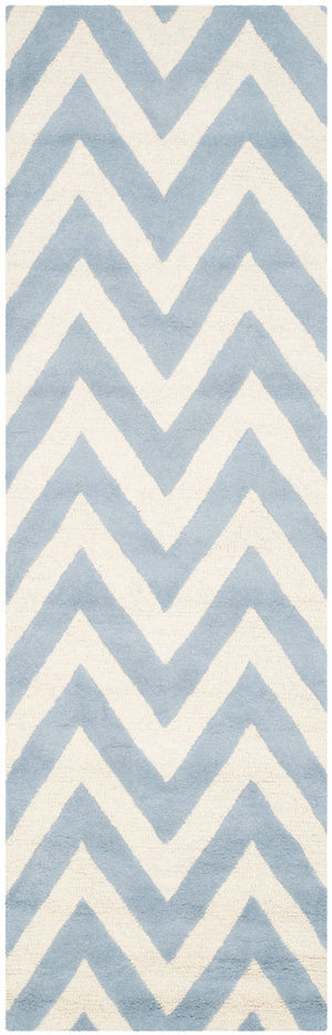 Safavieh Cambridge 139 Hand Tufted  Rug Light Blue / Ivory CAM139A-26