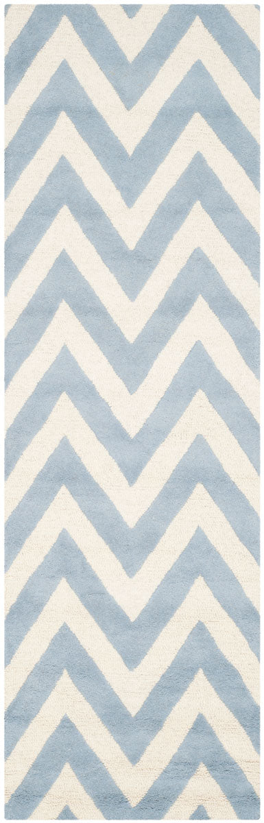 Safavieh Cambridge 139 Hand Tufted  Rug Light Blue / Ivory CAM139A-26