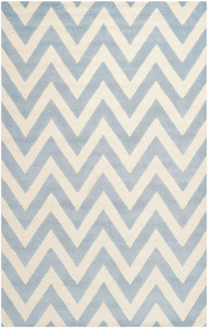 Safavieh Cambridge 139 Hand Tufted  Rug Light Blue / Ivory CAM139A-26