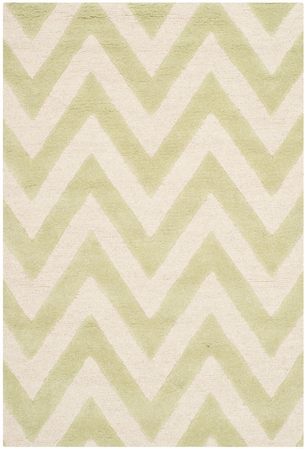 Safavieh Cambridge 139 Hand Tufted  Rug Light Green / Ivory CAM139B-24