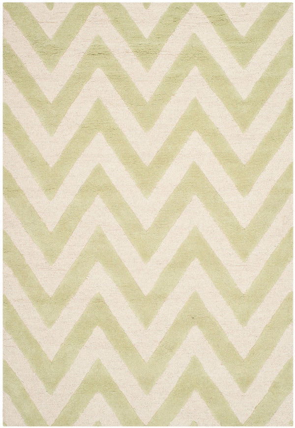 Safavieh Cambridge 139 Hand Tufted  Rug Light Green / Ivory CAM139B-24