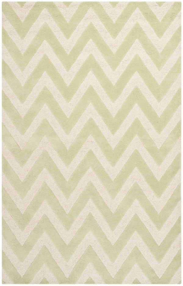 Safavieh Cambridge 139 Hand Tufted  Rug Light Green / Ivory CAM139B-24
