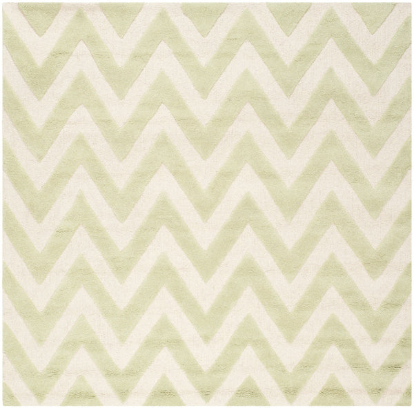 Safavieh Cambridge 139 Hand Tufted  Rug Light Green / Ivory CAM139B-24