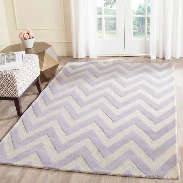 Safavieh Cambridge 139 Hand Tufted  Rug Lavander / Ivory CAM139C-24