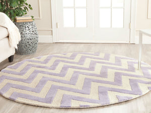 Safavieh Cambridge 139 Hand Tufted  Rug Lavander / Ivory CAM139C-24