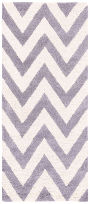 Safavieh Cambridge 139 Hand Tufted  Rug Silver / Ivory CAM139D-4R