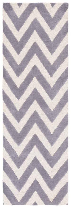 Safavieh Cambridge 139 Hand Tufted  Rug Silver / Ivory CAM139D-4R