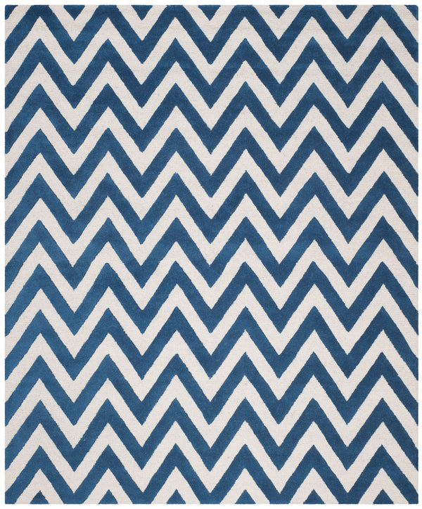 Safavieh Cambridge 139 Hand Tufted  Rug Navy / Ivory CAM139G-26