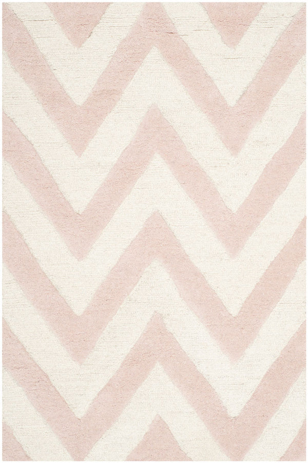 Safavieh Cambridge 139 Hand Tufted  Rug Light Pink / Ivory CAM139M-3