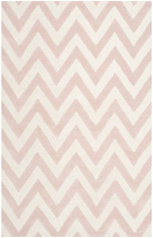Safavieh Cambridge 139 Hand Tufted  Rug Light Pink / Ivory CAM139M-3