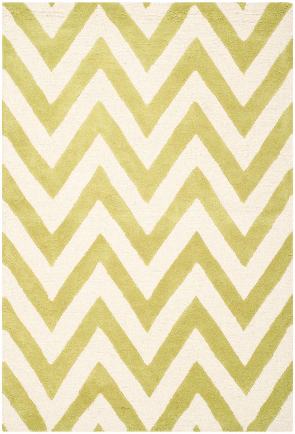 Safavieh Cambridge 139 Hand Tufted  Rug Green / Ivory CAM139T-3