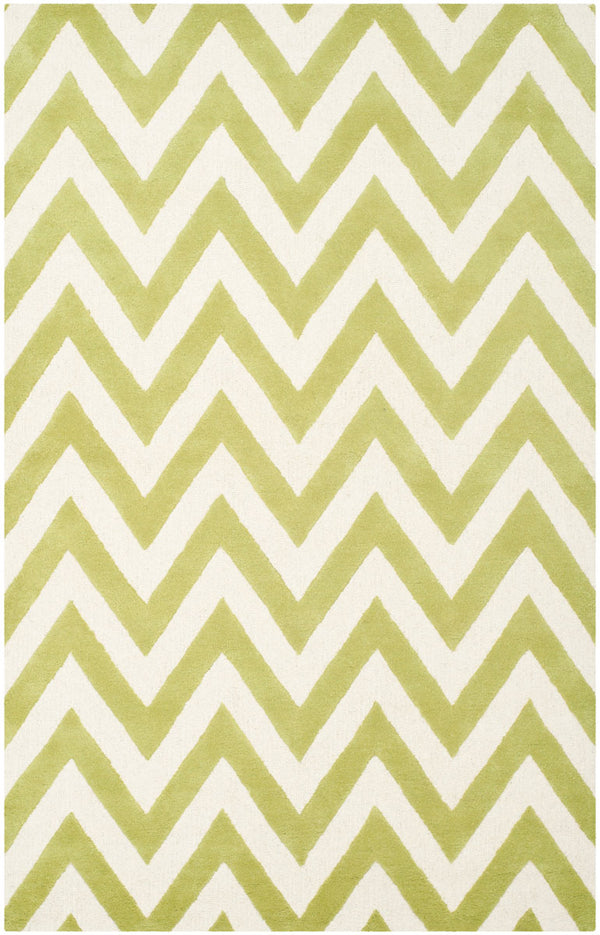 Safavieh Cambridge 139 Hand Tufted  Rug Green / Ivory CAM139T-3