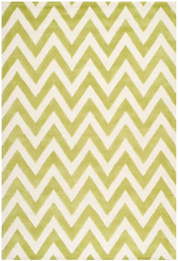 Safavieh Cambridge 139 Hand Tufted  Rug Green / Ivory CAM139T-3
