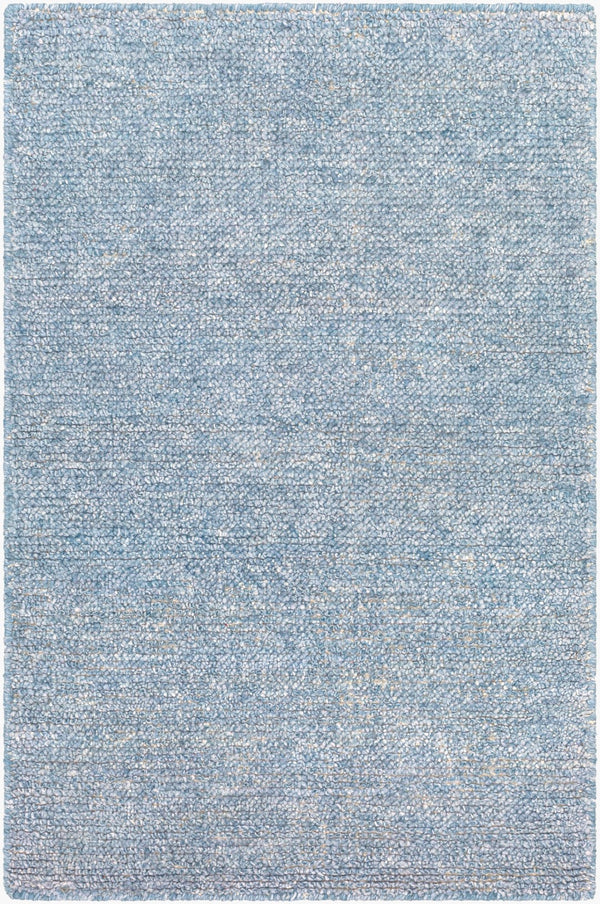 Surya Calm Area Rug 2' X 3' - Hand Woven Viscose Beauty, Modern Design For Timeless Home Decor Style Denim Viscose Cam2304-23