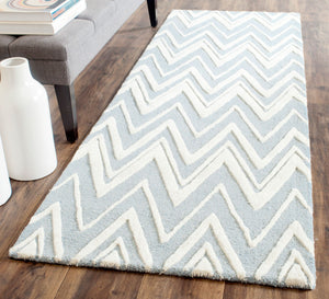 Safavieh Cambridge 711 Hand Tufted  Rug Blue / Ivory CAM711B-3