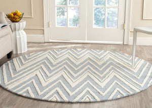 Safavieh Cambridge 711 Hand Tufted  Rug Blue / Ivory CAM711B-3