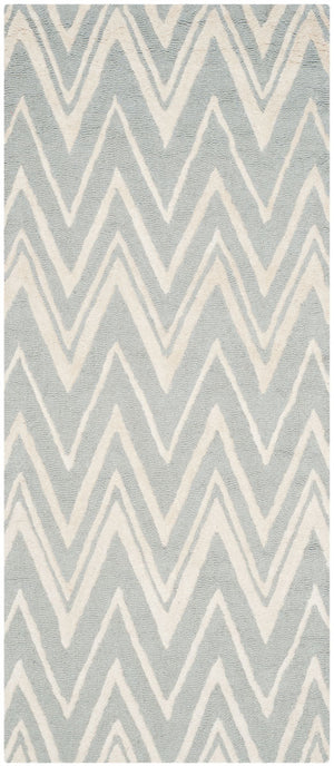 Safavieh Cambridge 711 Hand Tufted  Rug Grey / Ivory CAM711G-4SQ