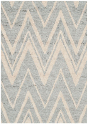 Safavieh Cambridge 711 Hand Tufted  Rug Grey / Ivory CAM711G-4SQ